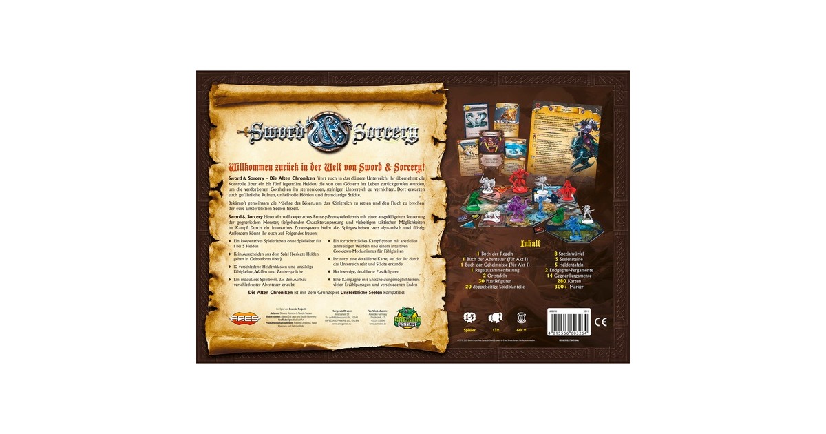 Asmodee Sword & Sorcery: Die Alten Chroniken, Brettspiel