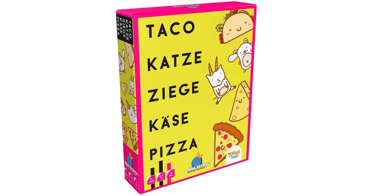 Asmodee Taco Katze Ziege Käse Pizza, Kartenspiel