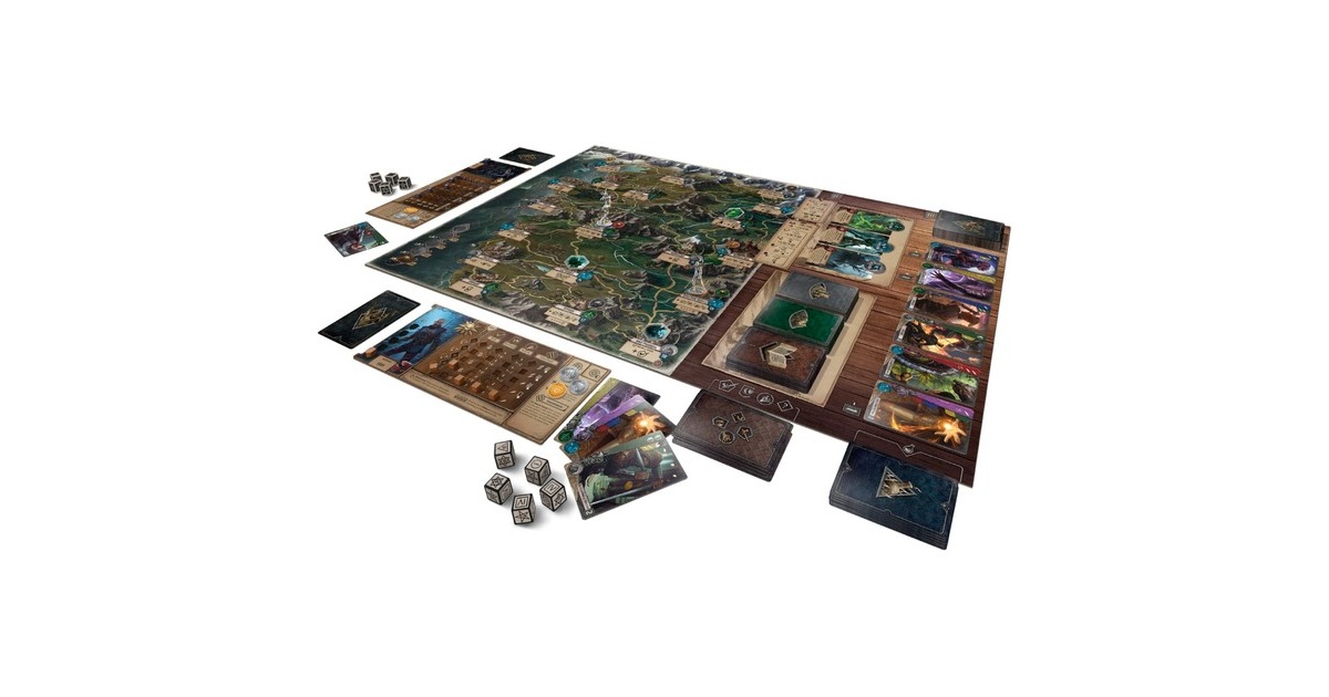 Asmodee The Witcher: Die alte Welt, Brettspiel