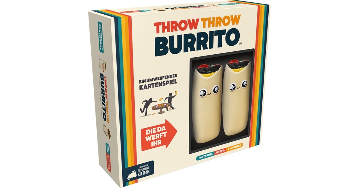 Asmodee Throw Throw Burrito, Kartenspiel