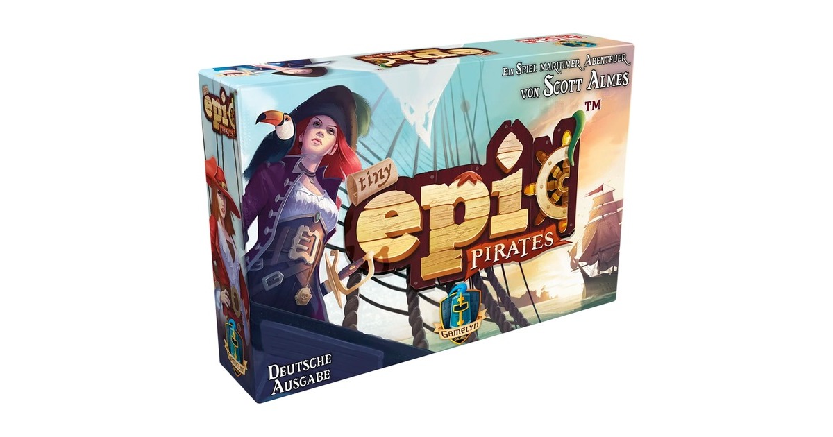 Asmodee Tiny Epic Pirates, Brettspiel