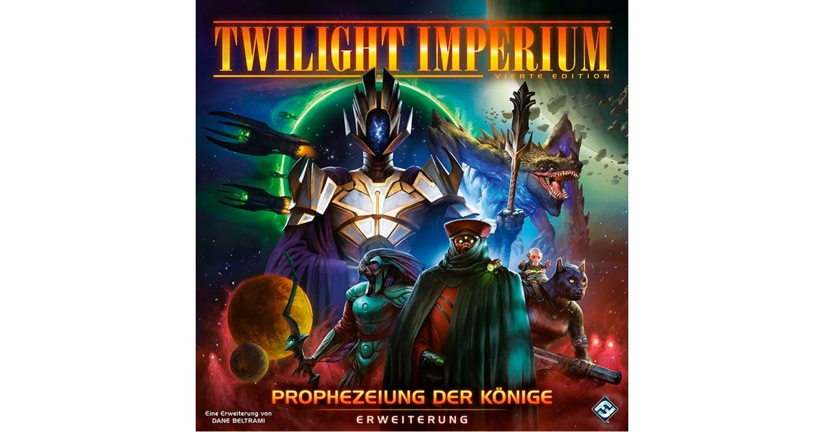 Asmodee Twilight Imperium 4.Edition - Prophezeiung der Könige, Brettspiel(Erweiterung)