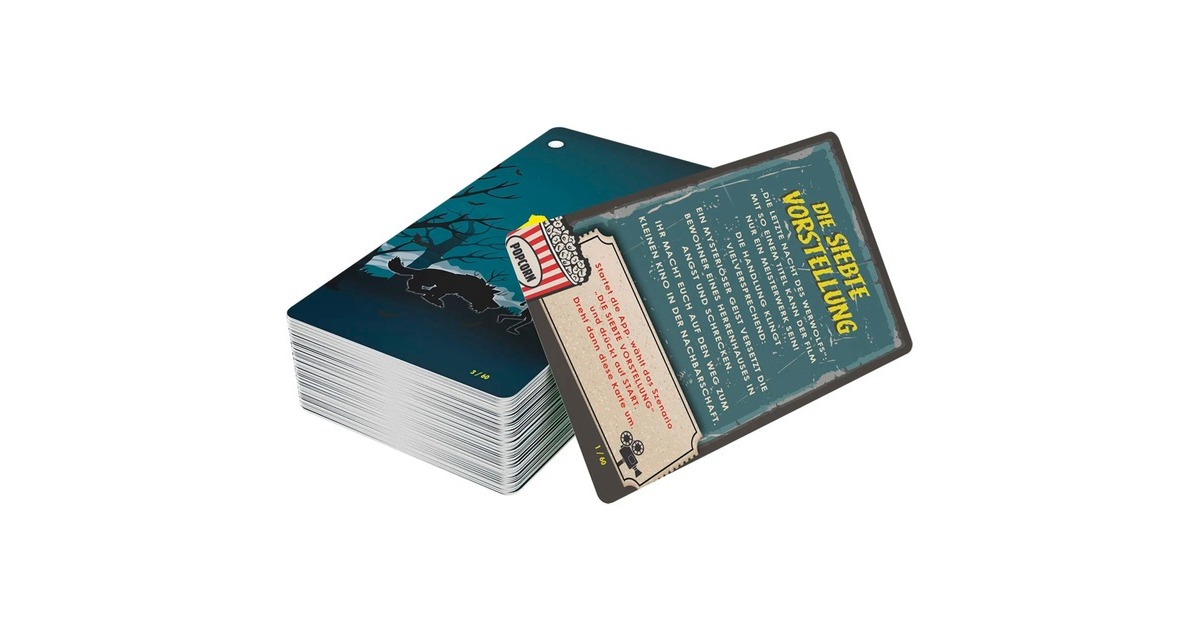 Asmodee Unlock! Die Siebte Vorstellungen, Kartenspiel