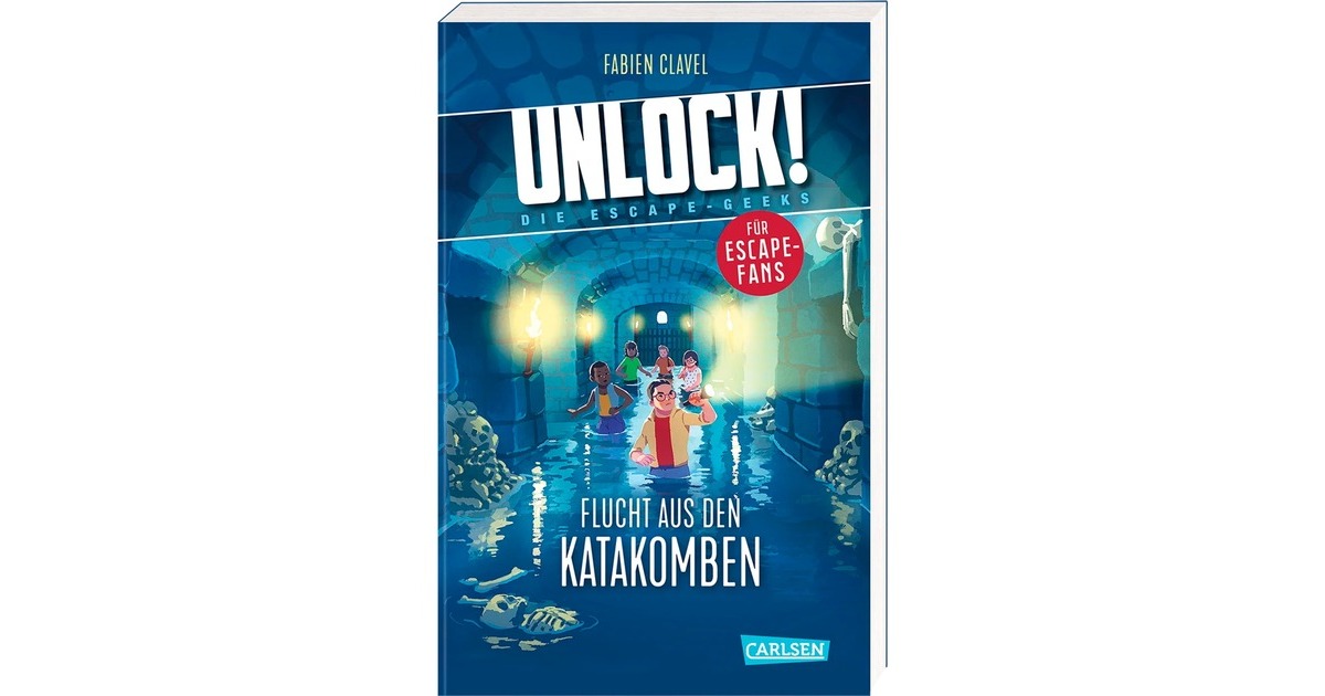 Asmodee Unlock! Flucht aus den Katakomben, Buch Asmodee Unlock! Flucht aus den Katakomben, Buch