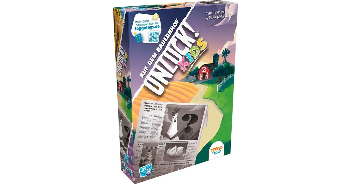 Asmodee Unlock! Kids - Auf dem Bauernhof, Kartenspiel
