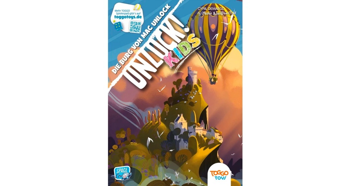 Asmodee Unlock! Kids - Die Burg von Mac Unlock, Kartenspiel