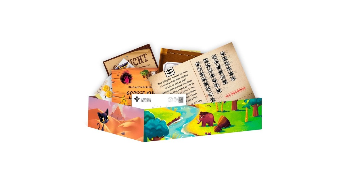 Asmodee Unlock! Kids - Geschichten aus der Vergangenheit, Kartenspiel