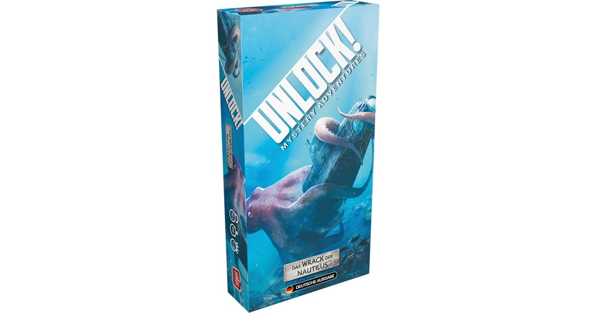 Asmodee Unlock! - Das Wrack der Nautilus, Partyspiel(Box 2B)