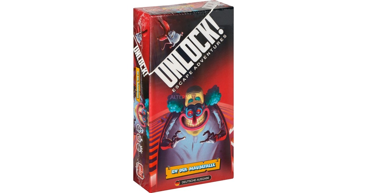 Asmodee Unlock! - In der Mausefalle, Partyspiel(Box 1B)