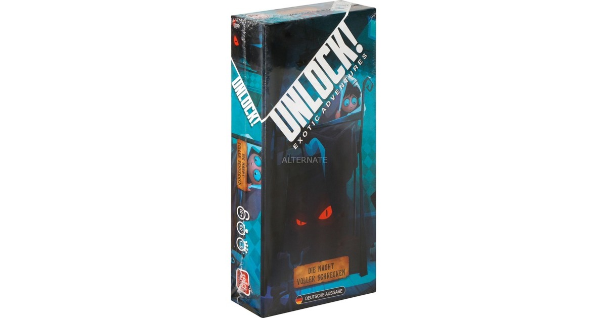 Asmodee Unlock! - Nacht voller Schrecken, Partyspiel(Box 4A)