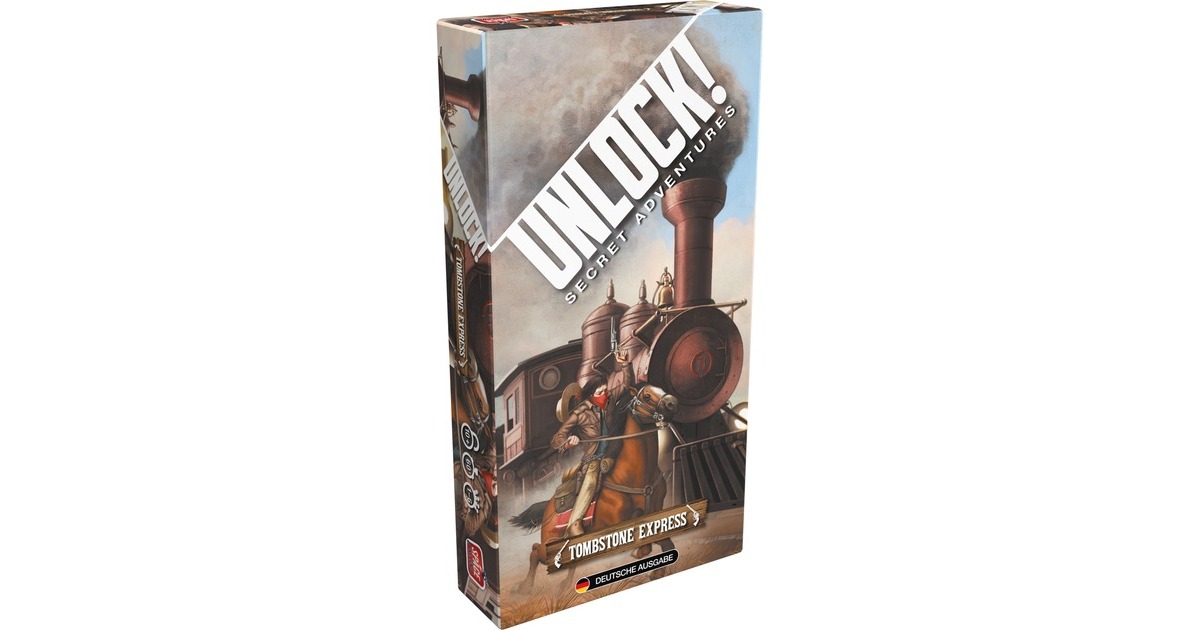 Asmodee Unlock! - Tombstone Express, Partyspiel
