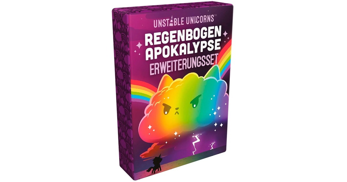 Asmodee Unstable Unicorns - Regenbogen-Apokalypse Erweiterungsset, Kartenspiel(Erweiterung)