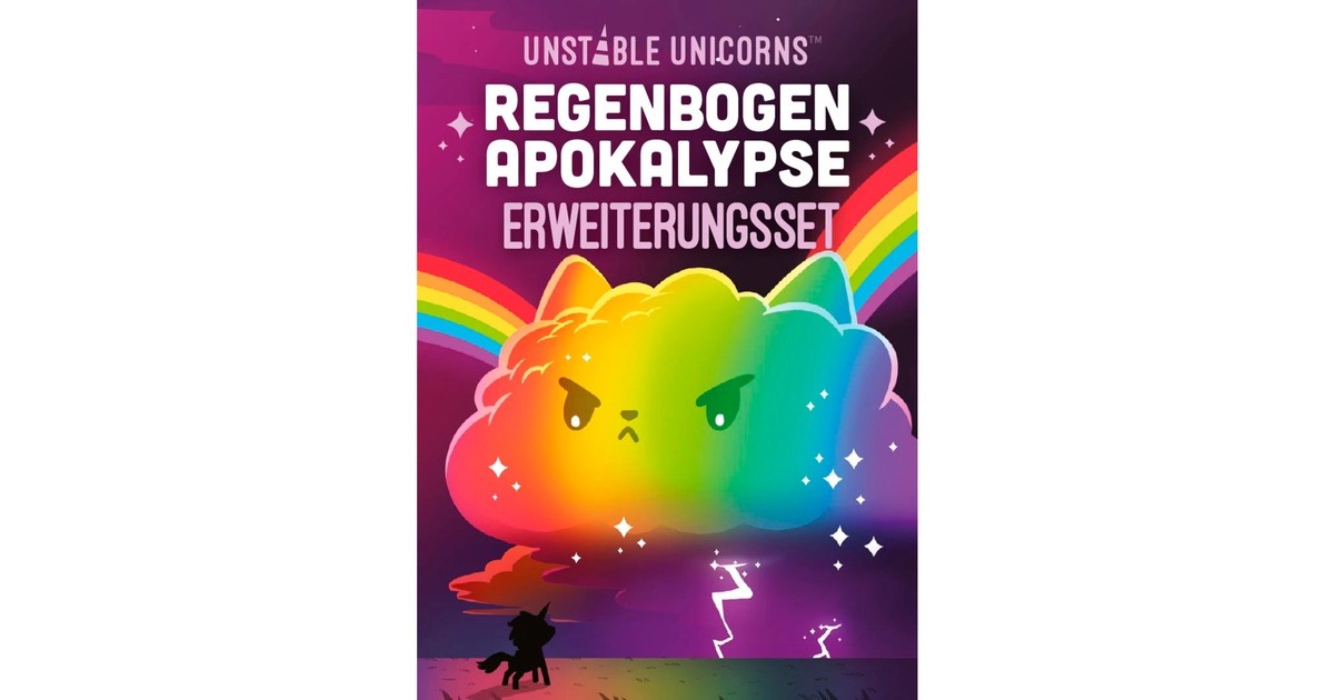 Asmodee Unstable Unicorns - Regenbogen-Apokalypse Erweiterungsset, Kartenspiel(Erweiterung)