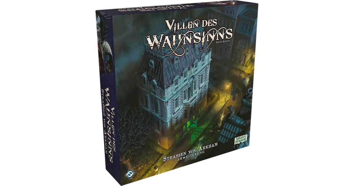 Asmodee Villen des Wahnsinns - Die Straßen von Arkham, Brettspiel(Erweiterung, 2. Edition)