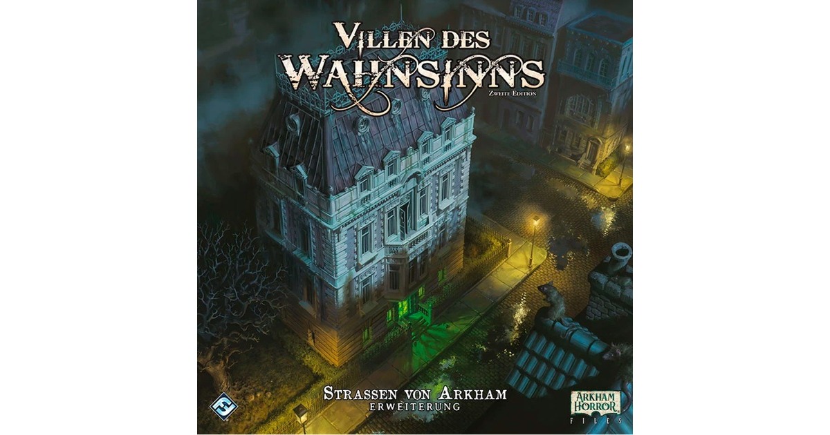 Asmodee Villen des Wahnsinns - Die Straßen von Arkham, Brettspiel(Erweiterung, 2. Edition)