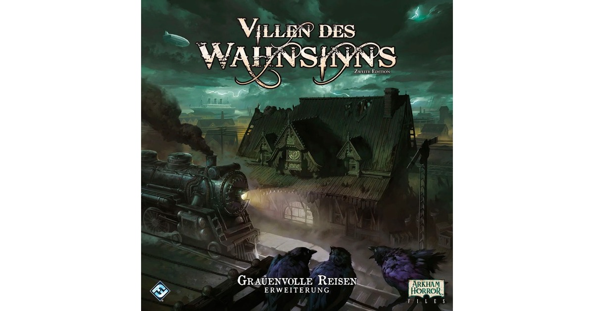 Asmodee Villen des Wahnsinns - Grauenvolle Reisen, Brettspiel(Erweiterung, 2. Edition)