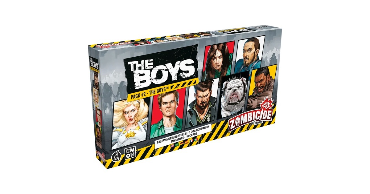 Asmodee Zombicide 2. Edition - The Boys Pack 2: The Boys, Brettspiel(Erweiterung)