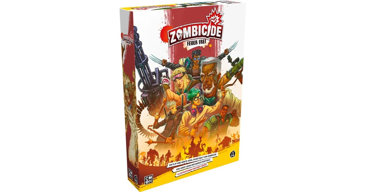 Asmodee Zombicide: Feuer Frei, Brettspiel