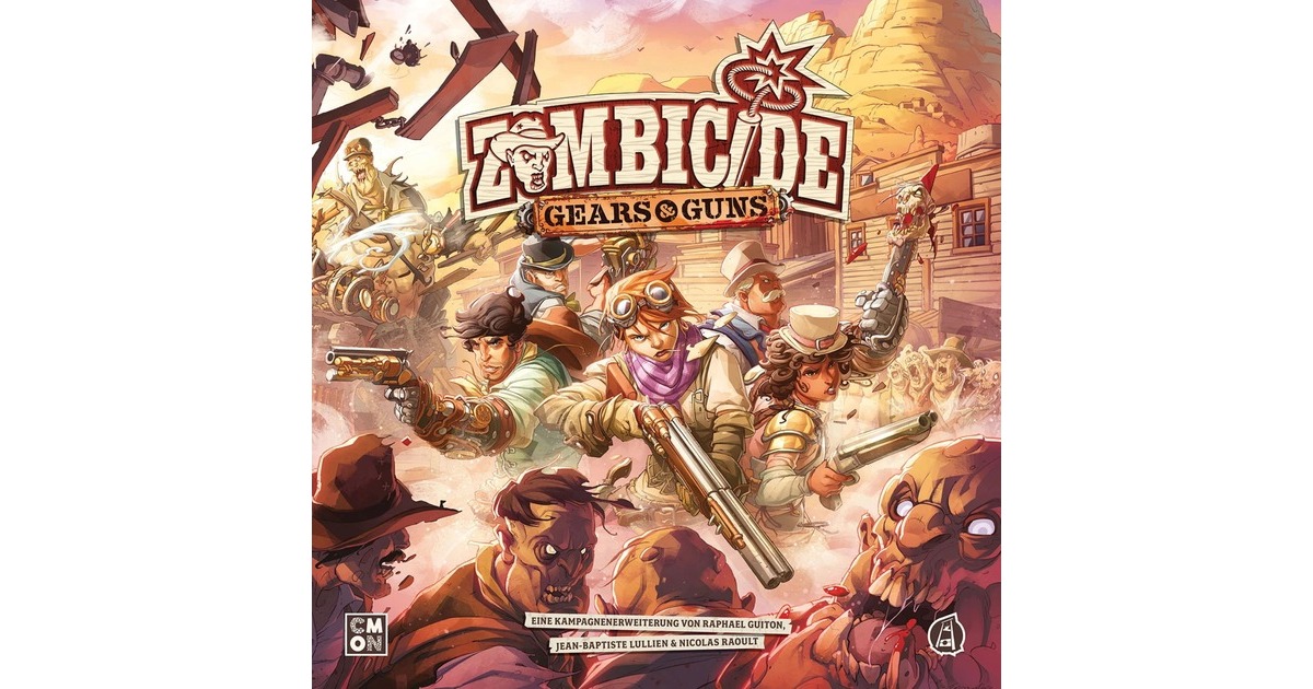 Asmodee Zombicide: Undead or Alive - Gears & Guns, Brettspiel(Erweiterung)