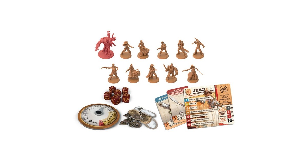 Asmodee Zombicide: Undead or Alive - Gears & Guns, Brettspiel(Erweiterung)