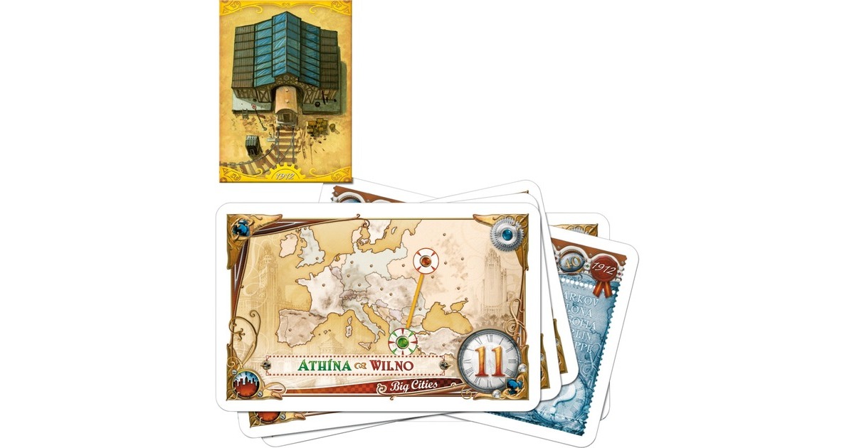 Asmodee Zug um Zug Europa 1912, Brettspiel(Erweiterung)