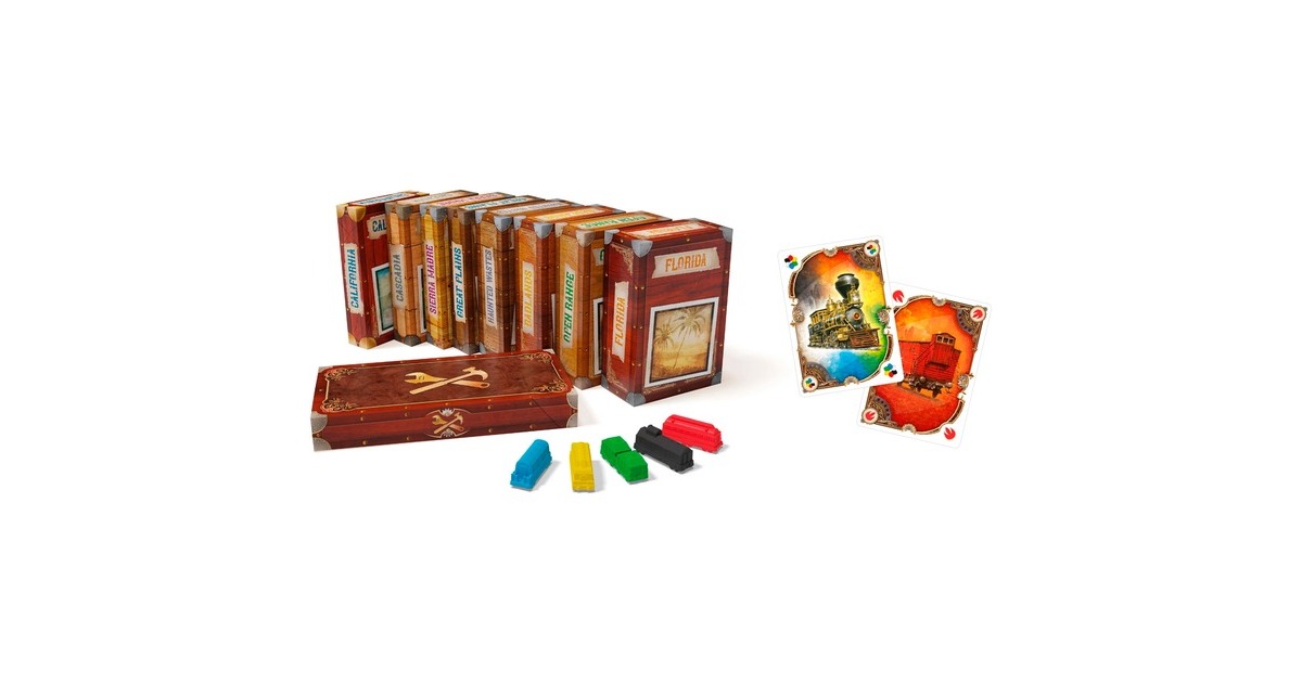 Asmodee Zug um Zug Legacy: Legenden des Westens, Brettspiel