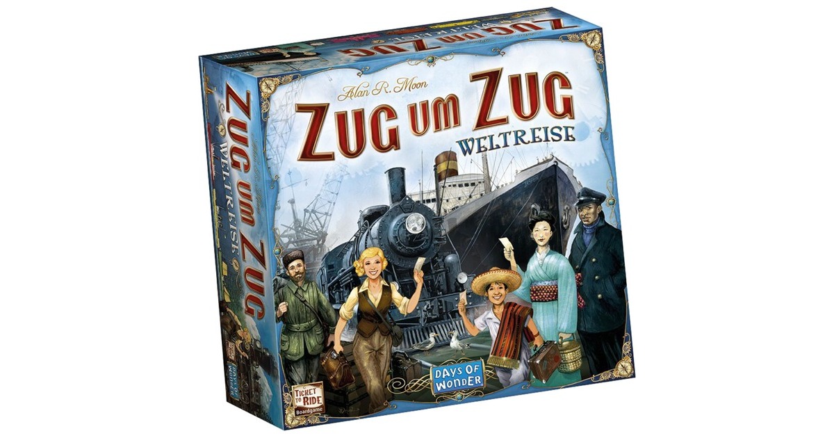 Asmodee Zug um Zug Weltreise, Brettspiel Asmodee Zug um Zug Weltreise, Brettspiel