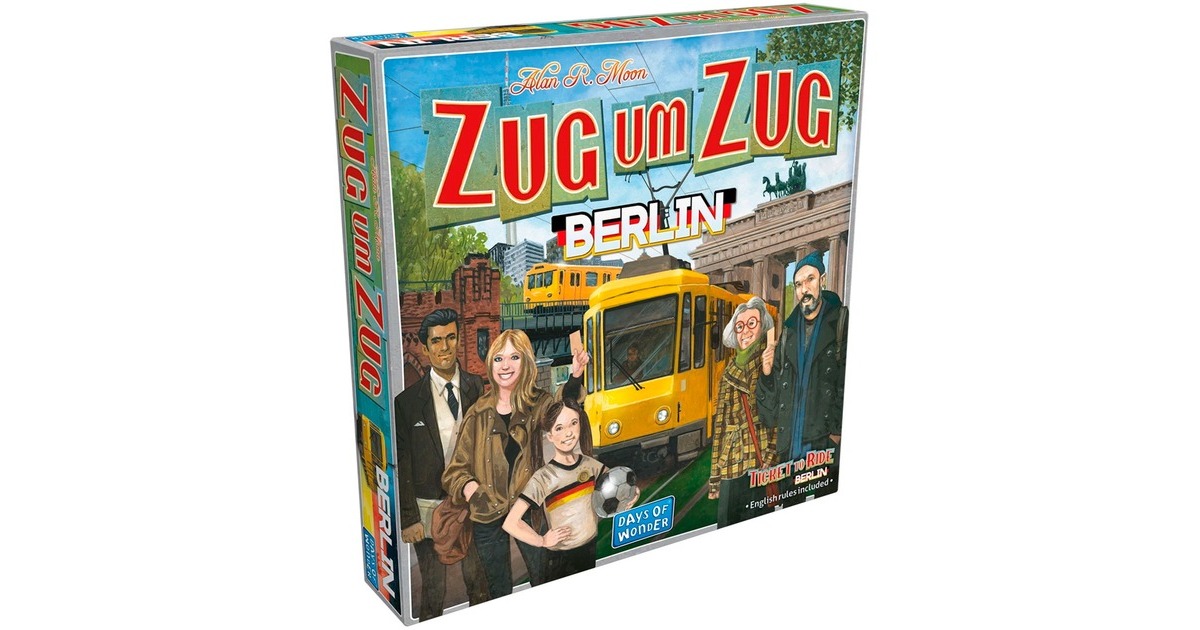 Asmodee Zug um Zug: Berlin, Brettspiel
