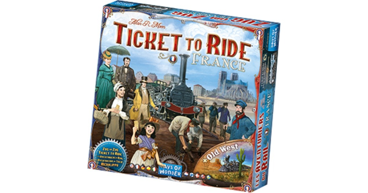 Asmodee Zug um Zug - Frankreich, Brettspiel