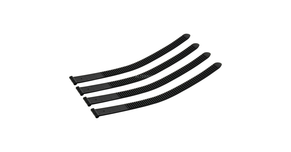 Atera Rastbänder 350 mm, Halterung(schwarz, 4 Stück)