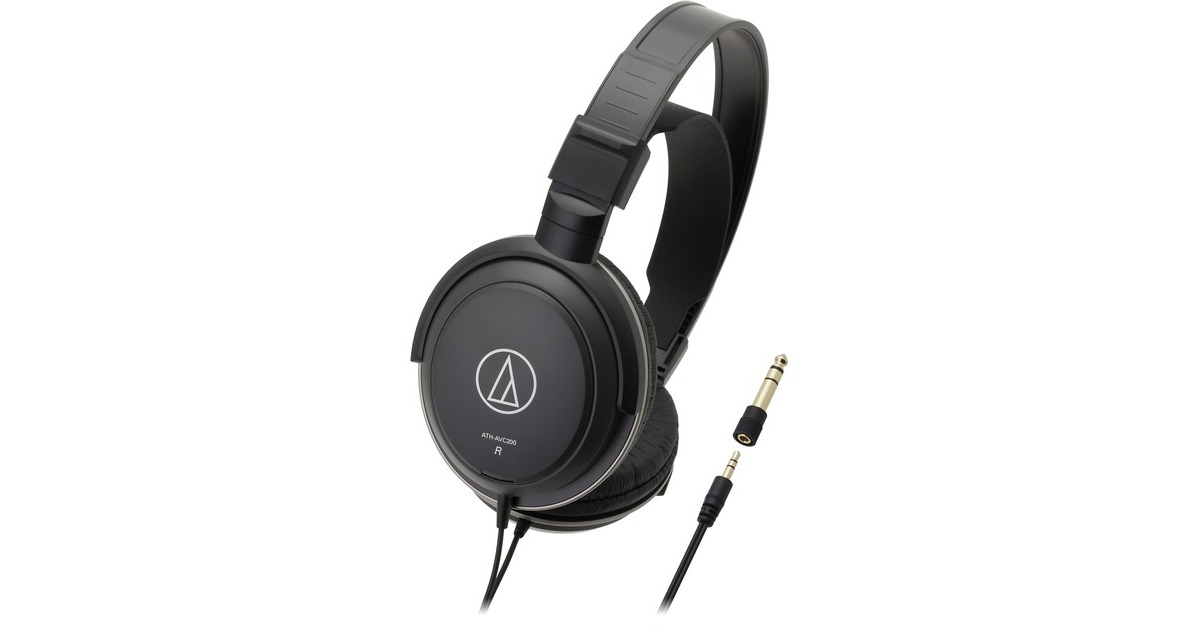 Audio-Technica ATH-AVC200, Kopfhörer(schwarz)