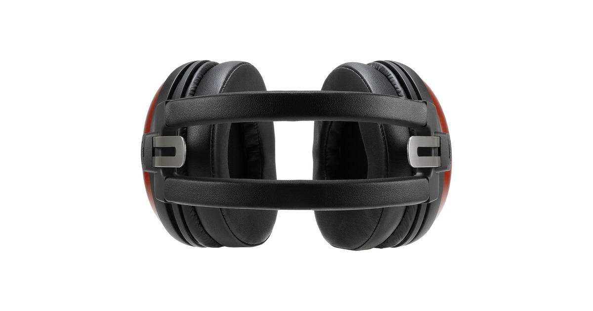 Audio-Technica ATH-AWAS/F, Kopfhörer(schwarz/rot, Klinke)