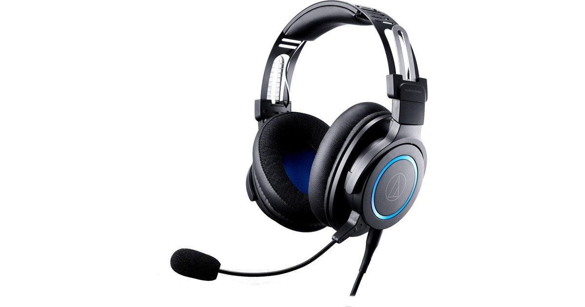 Audio-Technica ATH-G1, Gaming-Headset(schwarz/blau, 3,5 mm Klinke)