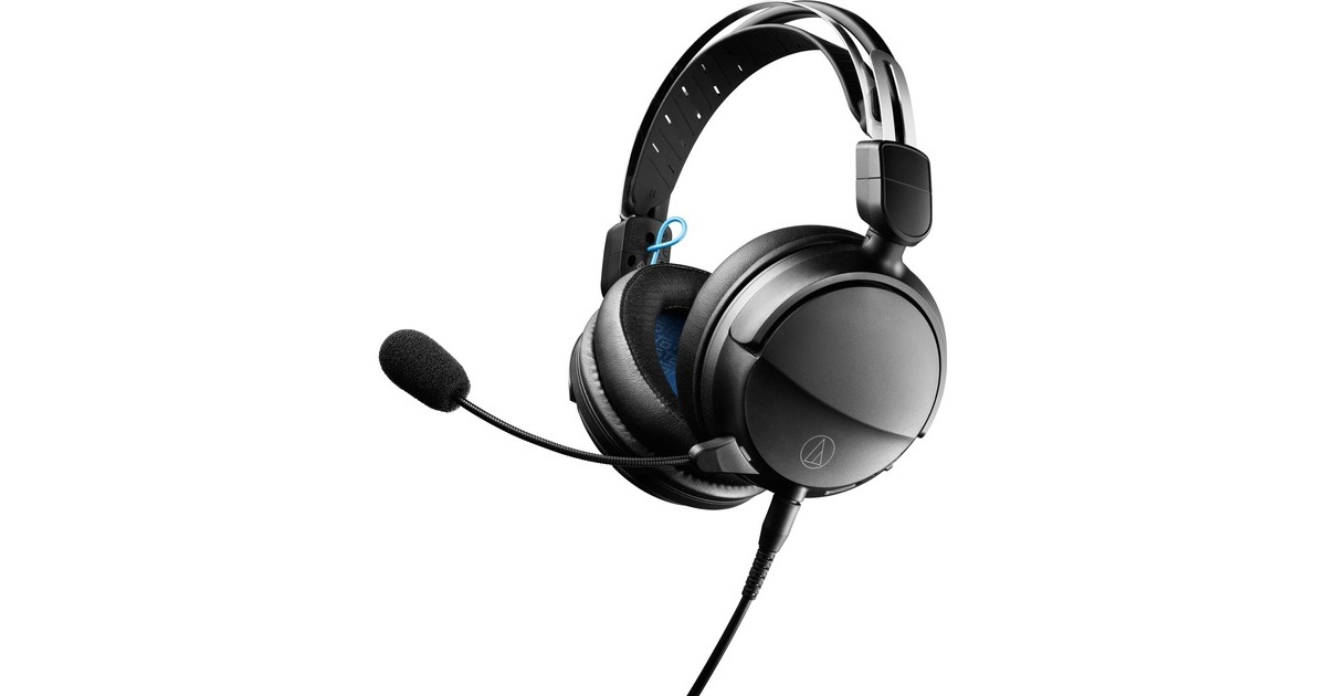Audio-Technica ATH-GL3BK, Gaming-Headset(schwarz, 3,5 mm Klinke)