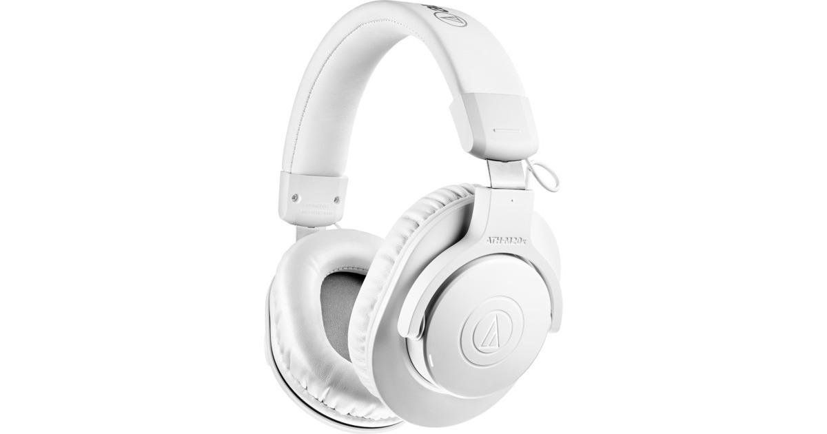 Audio-Technica ATH-M20XBTWH, Kopfhörer(weiß, USB-C, 3.5 mm Klinke)