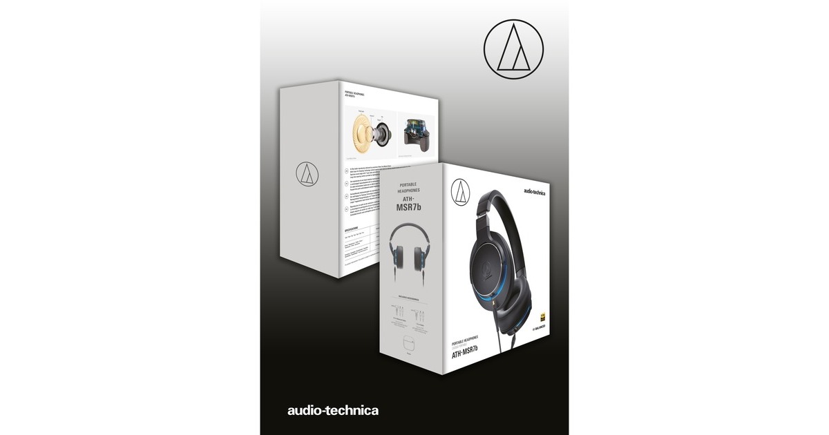 Audio-Technica ATH-MSR7bBK, Kopfhörer(schwarz, Outlet) Audio-Technica ATH-MSR7bBK, Kopfhörer(schwarz, Outlet)