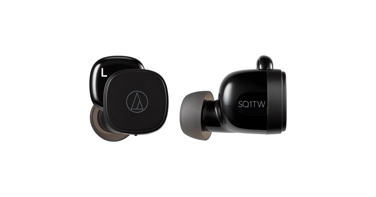 Audio-Technica ATH-SQ1TWBK, Kopfhörer(schwarz, Bluetooth, USB-C)
