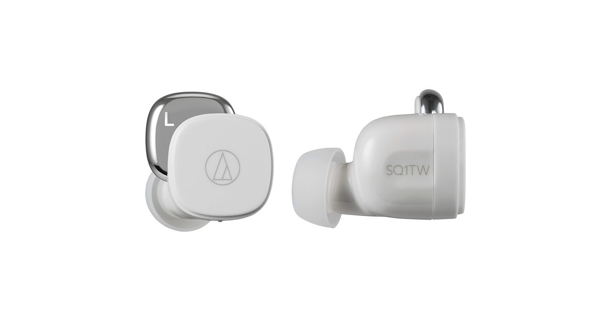 Audio-Technica ATH-SQ1TWWH, Kopfhörer(weiß, Bluetooth, USB-C)
