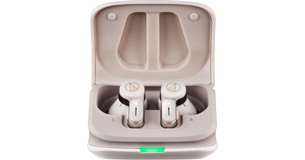 Audio-Technica ATH-TWX7, Kopfhörer(weiß, Bluetooth, USB-C)