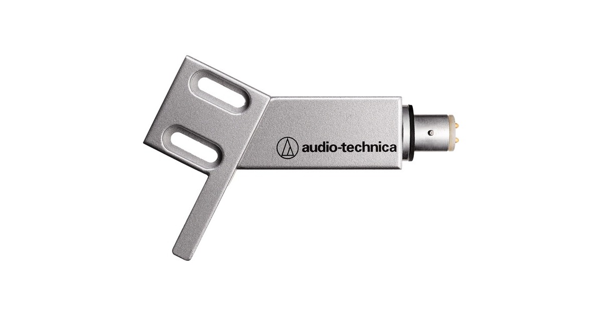 Audio-Technica AT-HS4 SV, Headshell(silber, Universelles ½"-Headshell für 4-Pin-Tonarme)