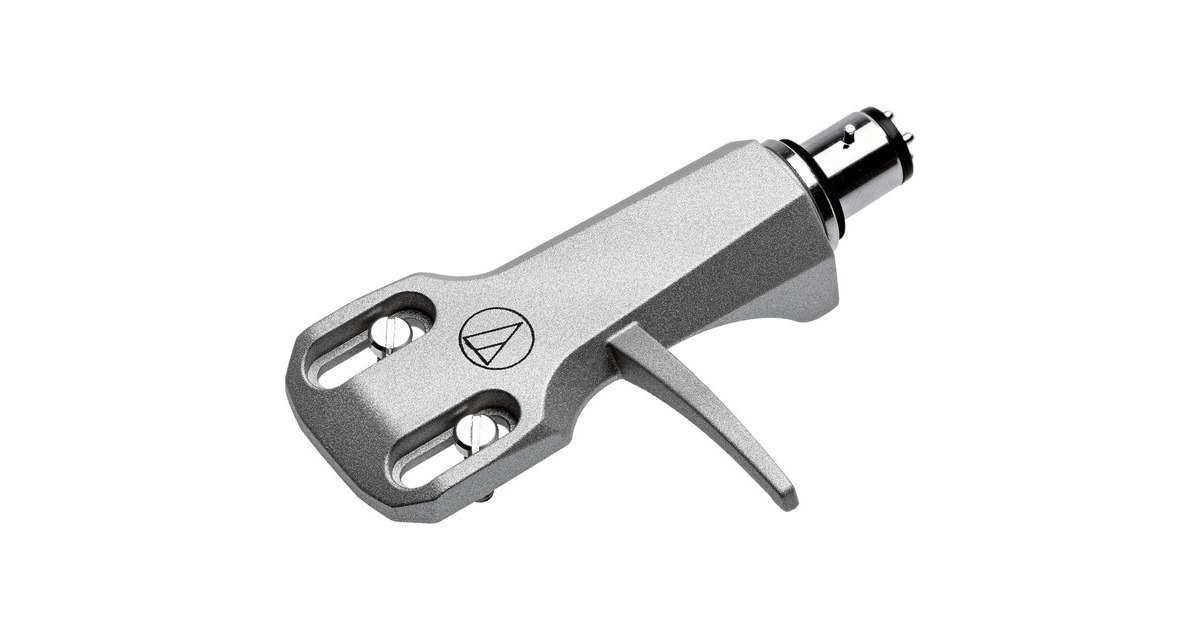 Audio-Technica AT-HS6 SV, Headshell(silber, Universelles ½"-Headshell für 4-Pin-Tonarme)