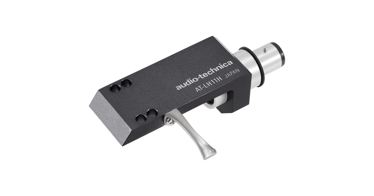 Audio-Technica AT-LH11H, Headshell(schwarz/silber, Universelles ½"-Headshell, 11 g)