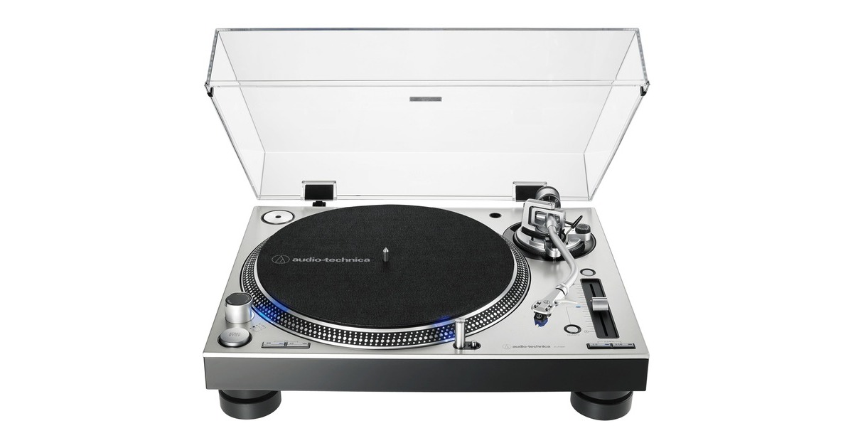 Audio-Technica AT-LP140X, Plattenspieler(silber)