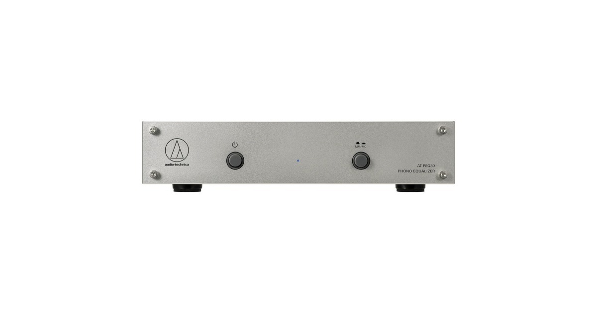 Audio-Technica AT-PEQ30 Phono Vorverstärker(silber, MM/MC) Audio-Technica AT-PEQ30 Phono Vorverstärker(silber, MM/MC)