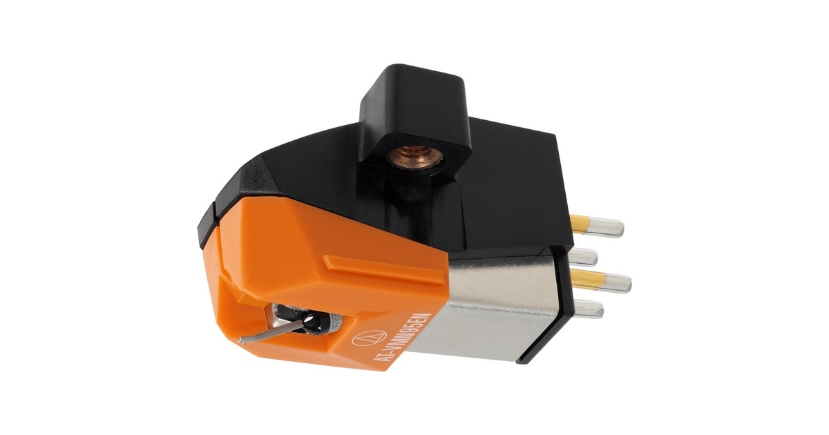 Audio-Technica AT-VM95EN, Tonabnehmer(schwarz/orange, MM-Tonabnehmer, 1/2 Zoll Befestigung) Audio-Technica AT-VM95EN, Tonabnehmer(schwarz/orange, MM-Tonabnehmer, 1/2 Zoll Befestigung)