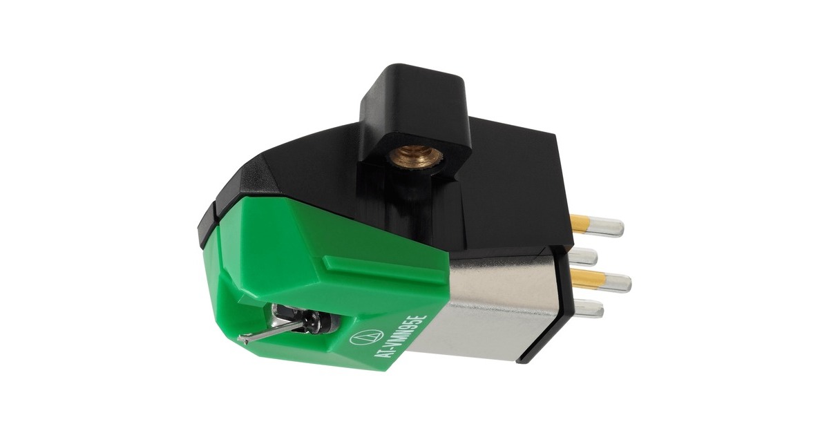 Audio-Technica AT-VM95E, Tonabnehmer(schwarz/grün, MM-Tonabnehmer, 1/2 Zoll Befestigung) Audio-Technica AT-VM95E, Tonabnehmer(schwarz/grün, MM-Tonabnehmer, 1/2 Zoll Befestigung)