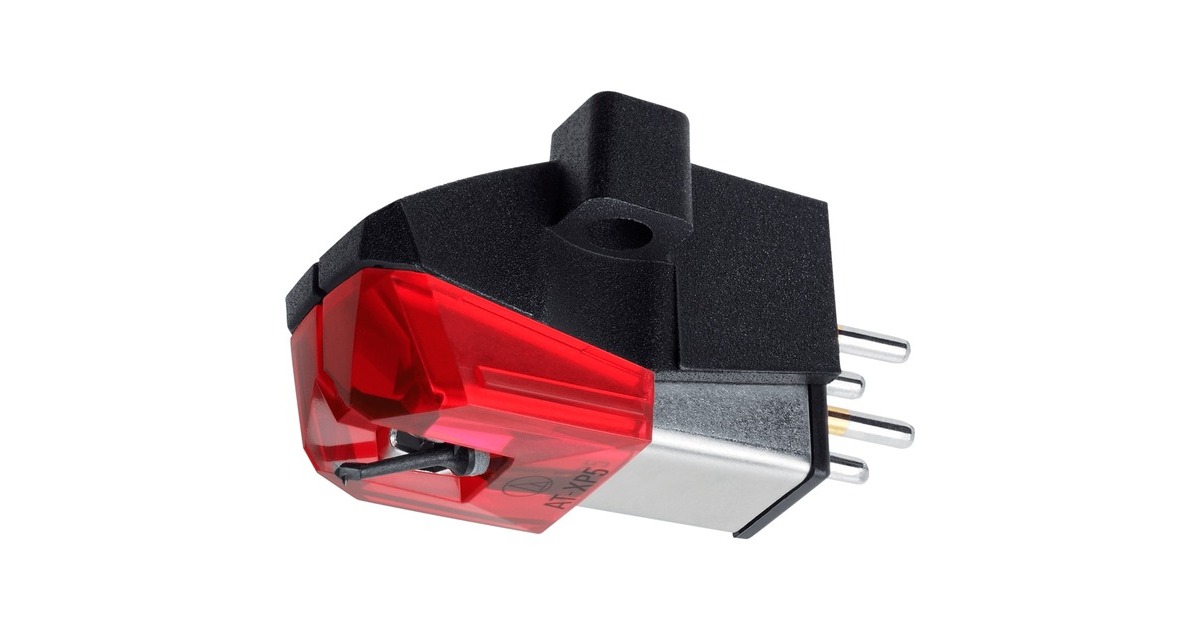 Audio-Technica AT-XP5, Tonabnehmer(schwarz/rot, DJ-MM-Tonabnehmer, 1/2 Zoll Befestigung) Audio-Technica AT-XP5, Tonabnehmer(schwarz/rot, DJ-MM-Tonabnehmer, 1/2 Zoll Befestigung)