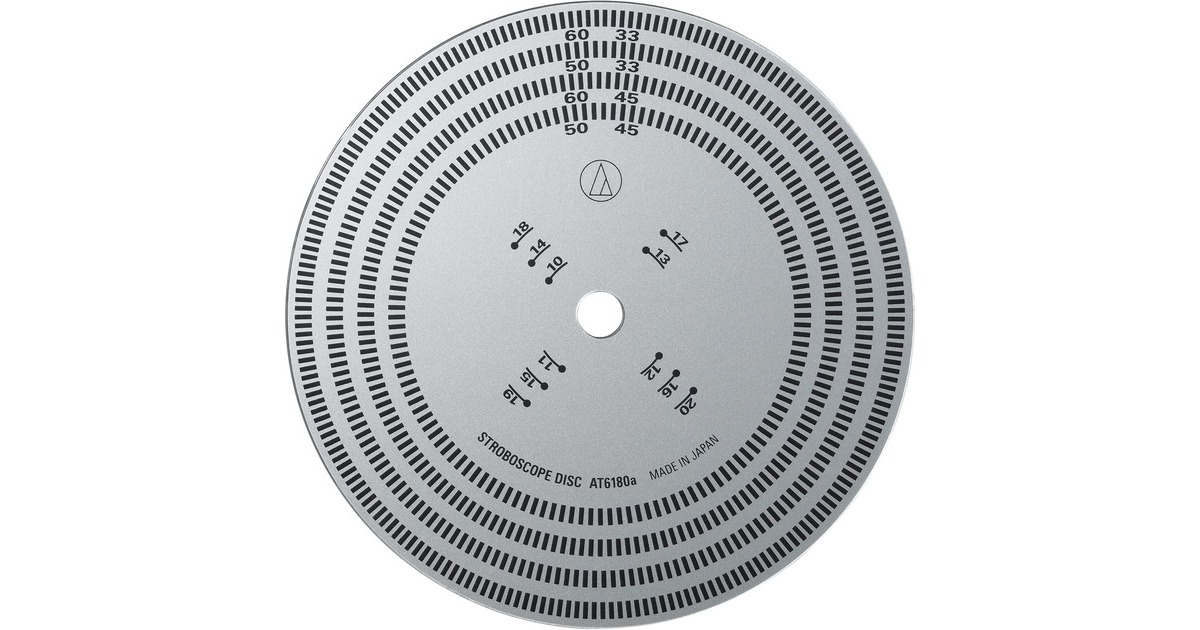 Audio-Technica Stroboskop-Scheibe AT6180a, Messgerät Audio-Technica Stroboskop-Scheibe AT6180a, Messgerät