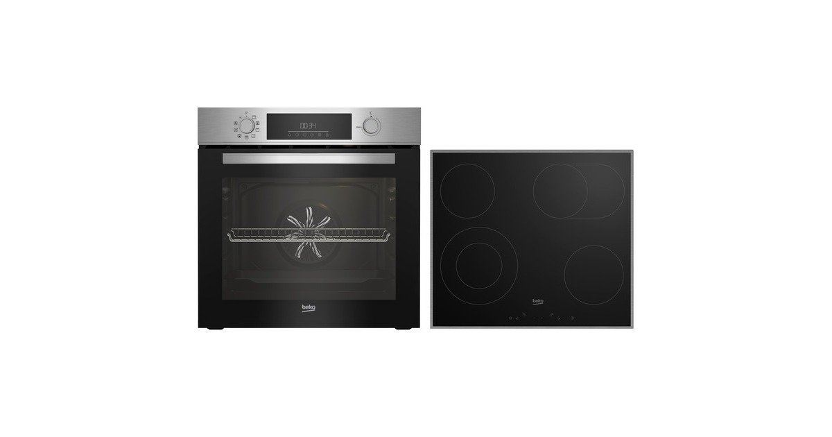 BEKO BBSE1132T0XFP, Backofen-Set(edelstahl, 60 cm)