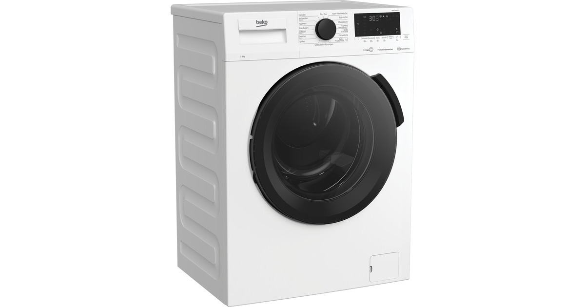 BEKO WMC91464ST1, Waschmaschine(weiß/schwarz)